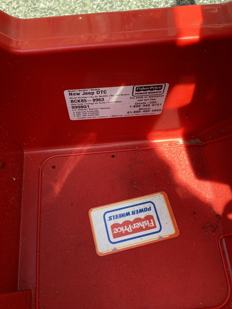 Power Wheels Red Jeep Ride-On Toy Requires Charger or Battery Magic Cars 5