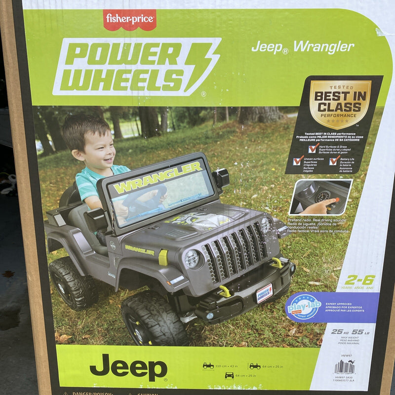Power Wheels Jeep Wrangler Ride-On Toy Vehicle Magic Cars 0