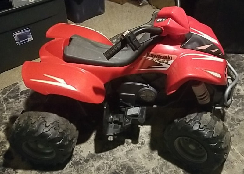 Electric Kawasaki KFX Ride-On Toy with Powerful Wheels Magic Cars 0