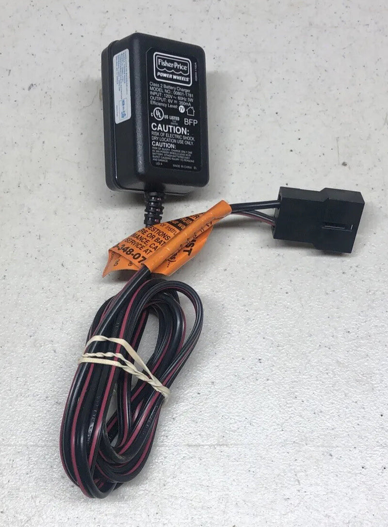 Replacement 6V 350mA Battery Charger for Fisher-Price Power Wheels Model 00801-1781 Magic Cars Variant 0