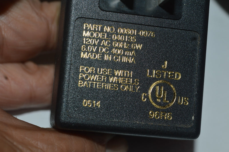 Power Wheels Model 040135 Battery Charger Part No 00801-0976 Magic Cars 5