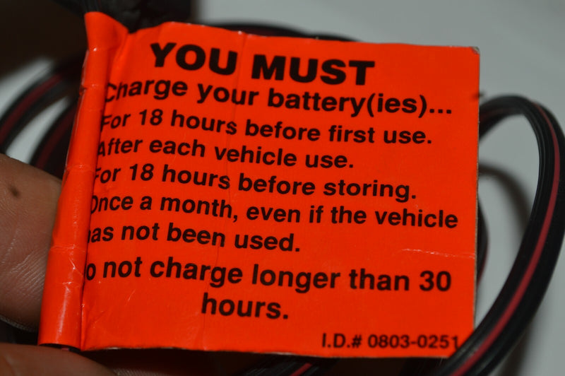 Power Wheels Model 040135 Battery Charger Part No 00801-0976 Magic Cars 8