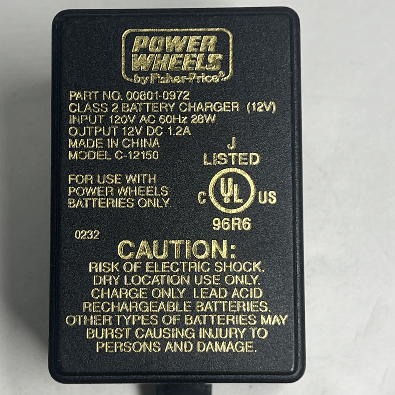 Power Wheels Model C-12150 12V DC Battery Charger Magic Cars 1