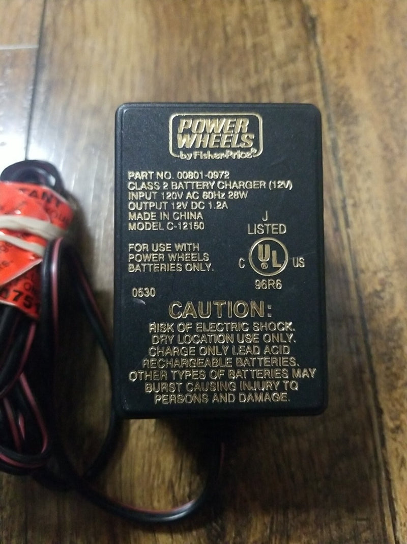 Power Wheels Model C-12150 12 Volt DC Battery Charger Magic Cars 1