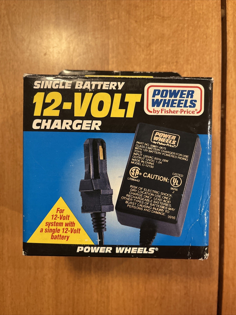 12V Single Battery and Charger for Power Wheels Ride-On Toys Magic Cars 0