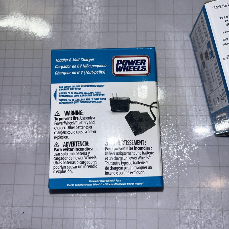 6 Volt Blue Toddler Electric Ride-On Vehicle with Charger and Power Wheels Magic Cars 0