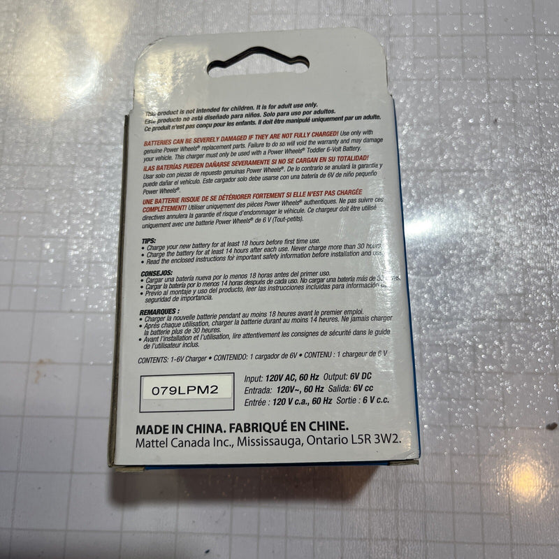 6 Volt Blue Toddler Electric Ride-On Vehicle with Charger and Power Wheels Magic Cars 2