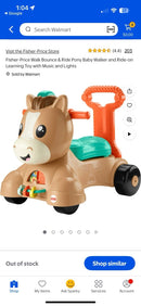 Walk, Bounce, and Ride Pony Toy for Toddlers Magic Cars 4