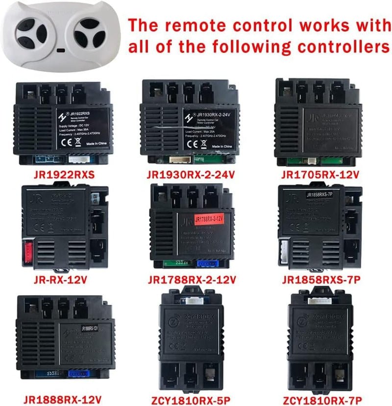 2.4G Bluetooth Remote Control for Ride-On Car with Wireless Controller Magic Cars 6