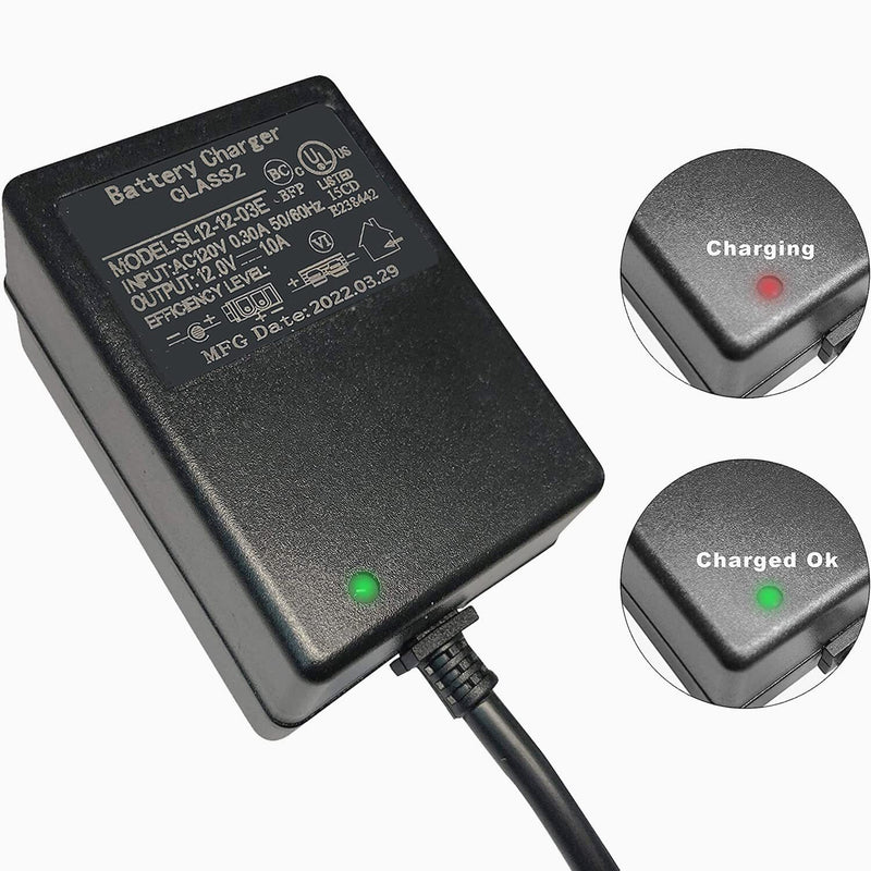 12V Battery Charger for Kids Ride-On Cars and Toys Magic Cars 3