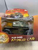 Transforming Armored Vehicle with Battery Power, Dual Speed, and Sound-Activated Firing Lights Magic Cars 6