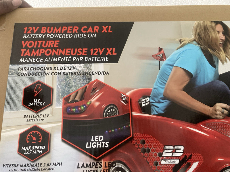 12V Battery-Powered Ride-On Bumper Car with LED Lights and Charger Magic Cars Variant 0