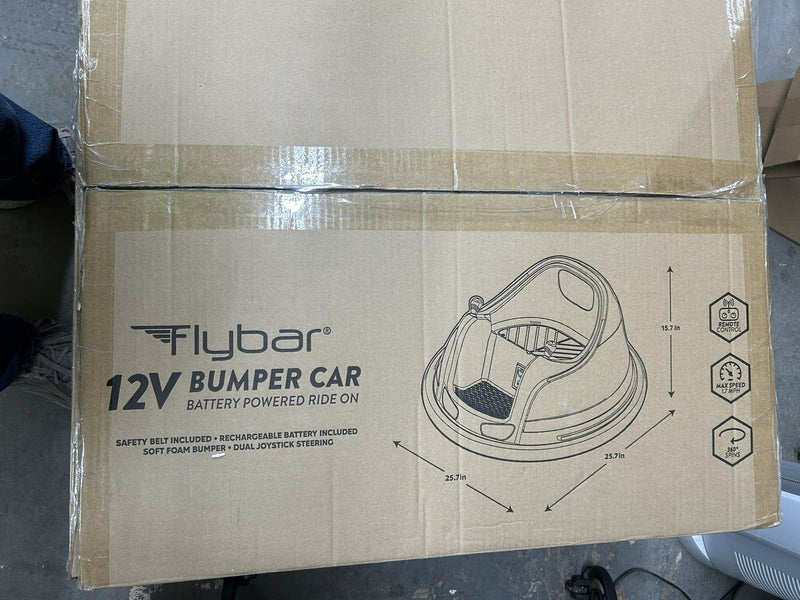 12V Battery-Powered Ride-On Bumper Car with LED Lights and Charger Included Magic Cars 5