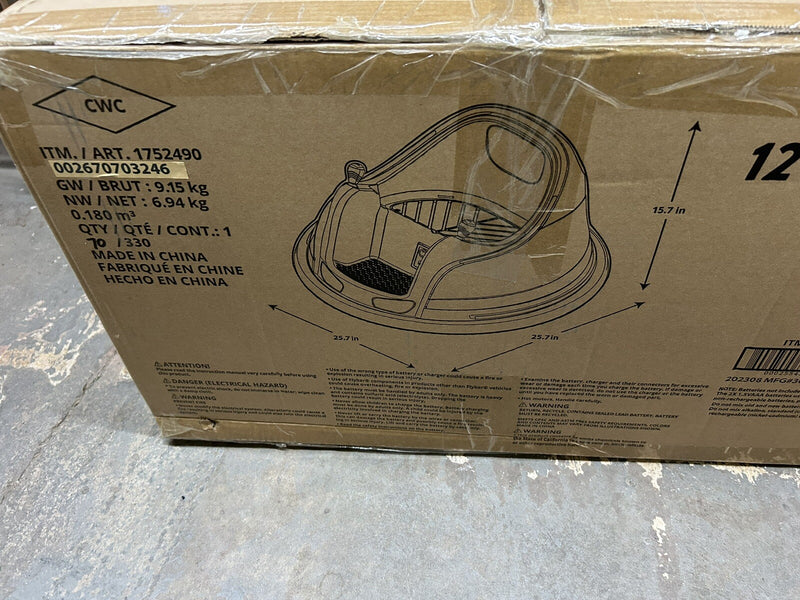 12V Battery-Powered Ride-On Bumper Car with LED Lights and Charger Included Magic Cars 7