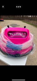 Flybar 6 Volt Battery-Powered Pink Bumper Car with LED Lights Magic Cars 3