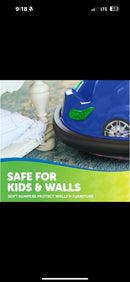 6V Battery-Powered Blue Ride-On Bumper Car with LED Lights Magic Cars 6