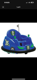6V Battery-Powered Blue Ride-On Bumper Car with LED Lights Magic Cars Variant 0