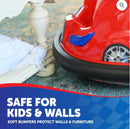 6V Battery-Powered Ride-On Car with Bumpers, LED Lights, and Charger - Red Magic Cars 5