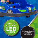Flybar 6V Classic Bumper Car Ride-On Toy in Blue Magic Cars 4