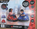 6 Volt Battery Powered Electric Bumper Cars Red and Blue 2-Pack Open Box Magic Cars 0