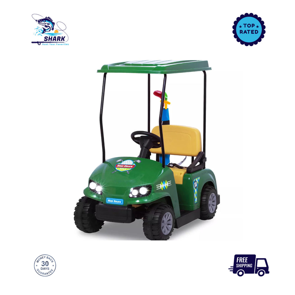 Golf Ride On Flybar Kid Trax 12V Battery-Powered Golf Cart Ride-On