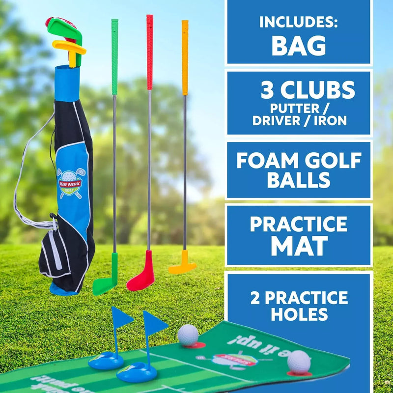 Flybar 12V Battery-Powered Kids Golf Cart Ride-On Magic Cars 3