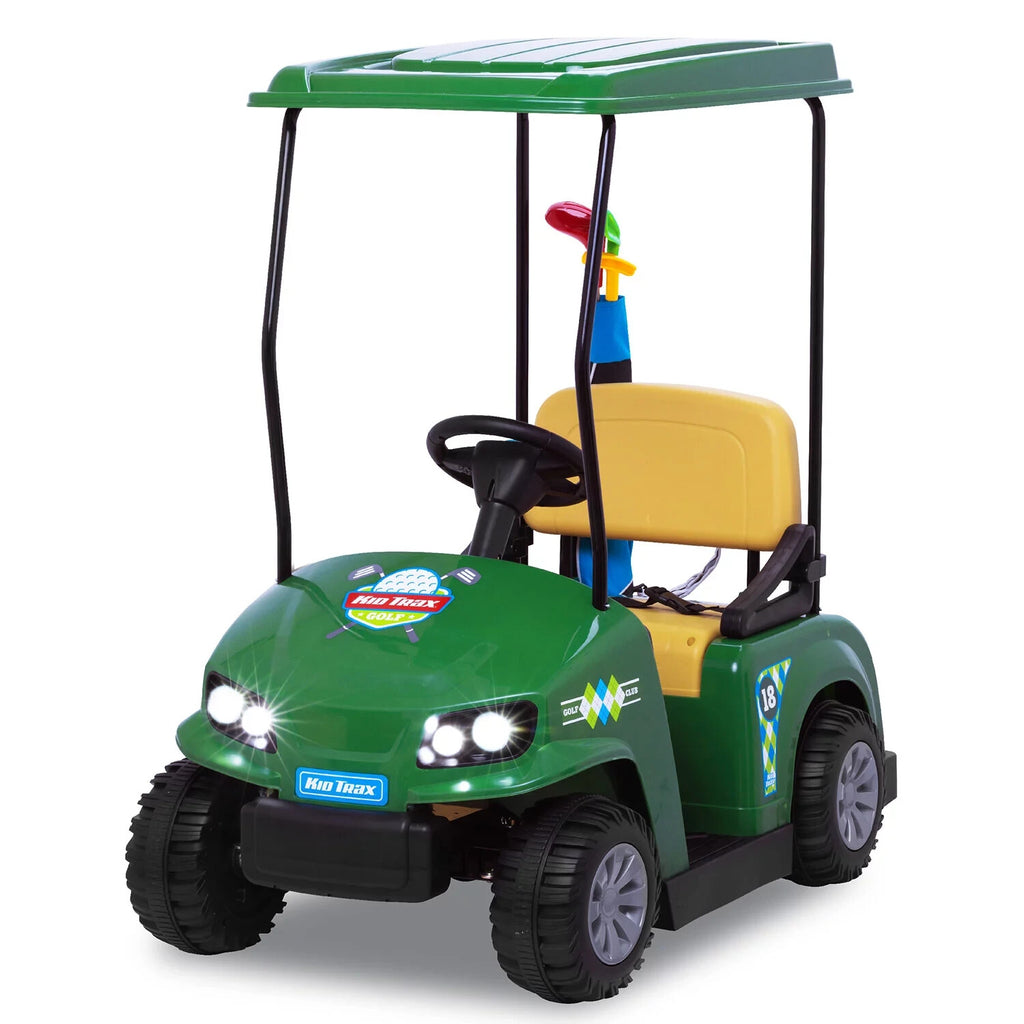 Golf Ride On Flybar Trax 12V Battery-Powered Kids Golf Cart Ride-On