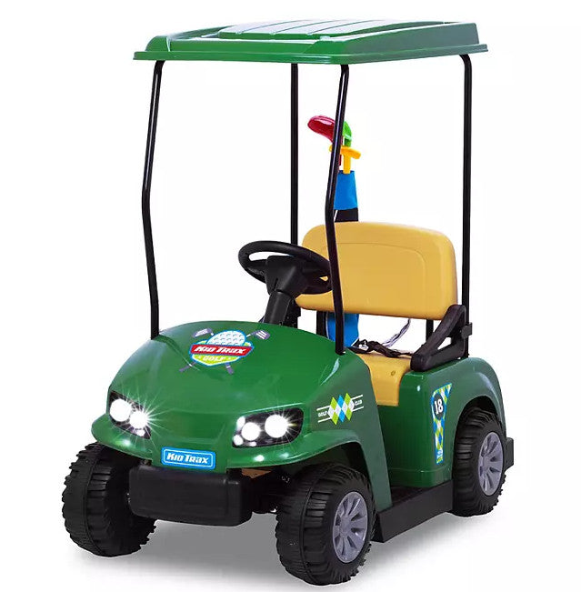 Flybar Kid Trax 12V Battery-Powered Ride-On Golf Cart Magic Cars 1