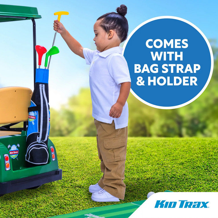 Flybar Kid Trax 12V Battery-Powered Ride-On Golf Cart Magic Cars 6