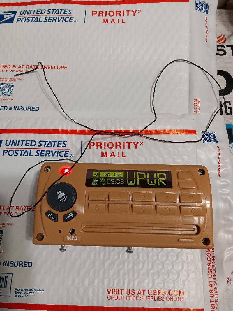 New Power Wheels Radio with Genuine MP3 Adapter and Battery Pack for Sand Use Magic Cars 1