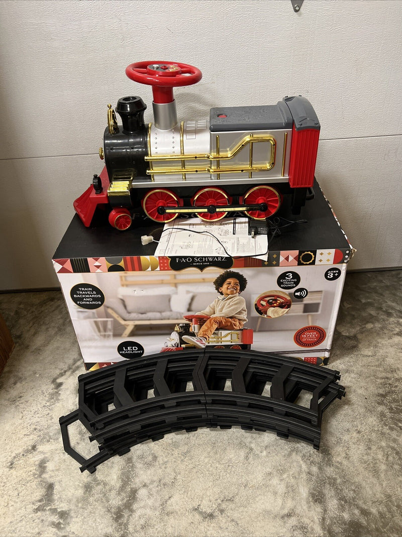 Ride-On Train Set for Ages 3 and Up – Classic Holiday Model 1015709 Magic Cars 0