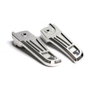 Footrest Covers (Aluminum, Silver) for Honda PCX