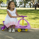 Toddler Ride-On Toy with Gear Wiggle Movement, Battery-Free, Pink, Ages 3 and Up Magic Cars 1