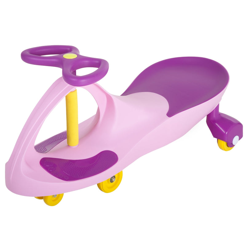 Toddler Ride-On Toy with Gear Wiggle Movement, Battery-Free, Pink, Ages 3 and Up Magic Cars 2