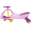 Toddler Ride-On Toy with Gear Wiggle Movement, Battery-Free, Pink, Ages 3 and Up Magic Cars 3