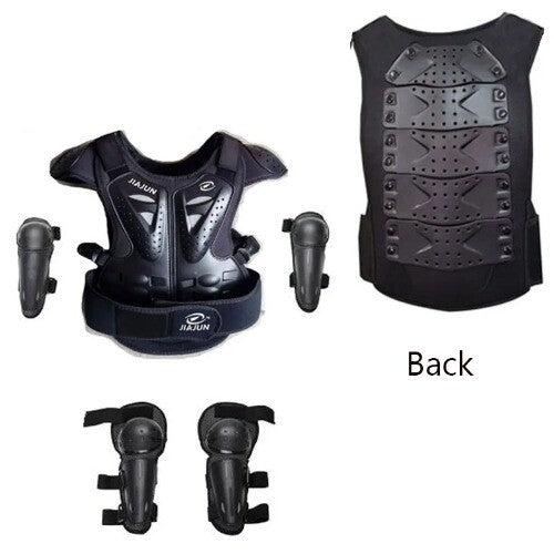 Adjustable Motorcycle Protective Waistcoat Vest for Kids (Height 0.85–1.7 m) Magic Cars 15