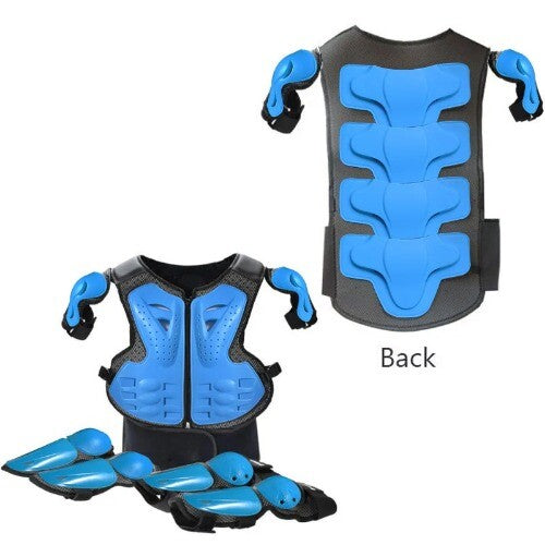 Adjustable Motorcycle Protective Waistcoat Vest for Kids (Height 0.85–1.7 m) Magic Cars 8