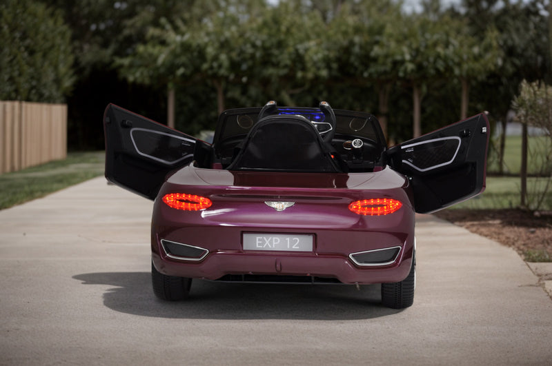 12V Licensed Bentley Ride-On Car for Kids with Remote Control, MP3, and Radio in Multiple Colors Magic Cars 12