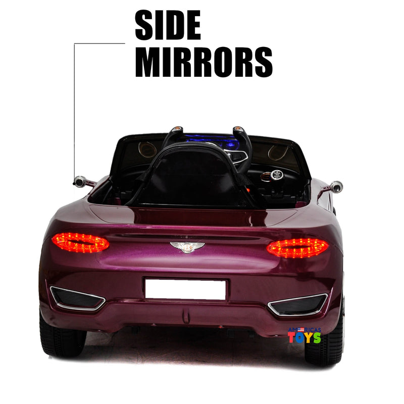 12V Licensed Bentley Ride-On Car for Kids with Remote Control, MP3, and Radio in Multiple Colors Magic Cars 14