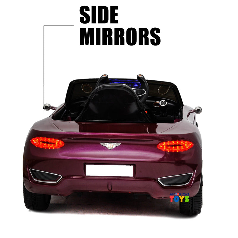 12V Licensed Bentley Ride-On Car for Kids with Remote Control, MP3, and Radio in Multiple Colors Magic Cars 26