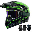 Youth DOT Certified Full Face Motorcycle Helmet for Kids Aged 4-16, Perfect for Dirt Biking & ATV Riding Magic Cars Variant 0