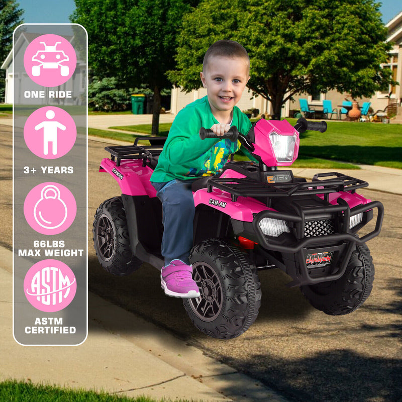 12V Electric Ride-On Kids Jeep Truck ATV with Remote Control Battery-Powered Toy Car Magic Cars 18
