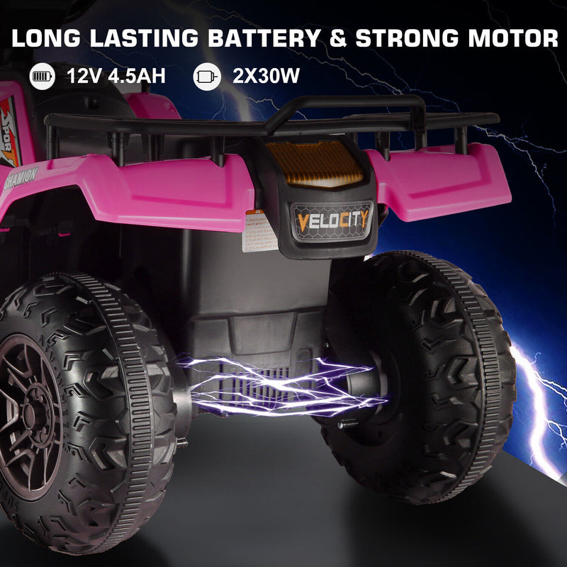 12V Electric Ride-On Kids Jeep Truck ATV with Remote Control Battery-Powered Toy Car Magic Cars 20