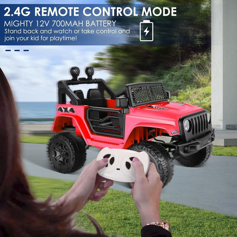 12V Electric Ride-On Kids Jeep Truck ATV with Remote Control Battery-Powered Toy Car Magic Cars 6