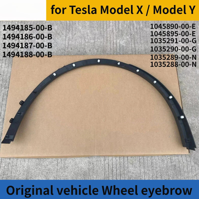 Original Tesla Model Y Wheel Eyebrow Trim Set Magic Cars 1