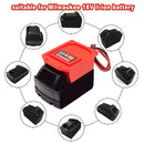 Milwaukee 18V M18 Battery Connector Adapter for Power Wheels with 14 Gauge Wiring Magic Cars 4