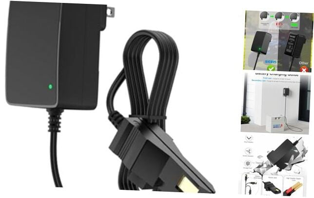 12 Volt Power Wheel Gray Battery and Charger Replacement for Power Wheels Magic Cars 0