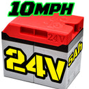 24V Power Wheels with Upgraded Turbo Speed Battery and Charger Grey Magic Cars 0