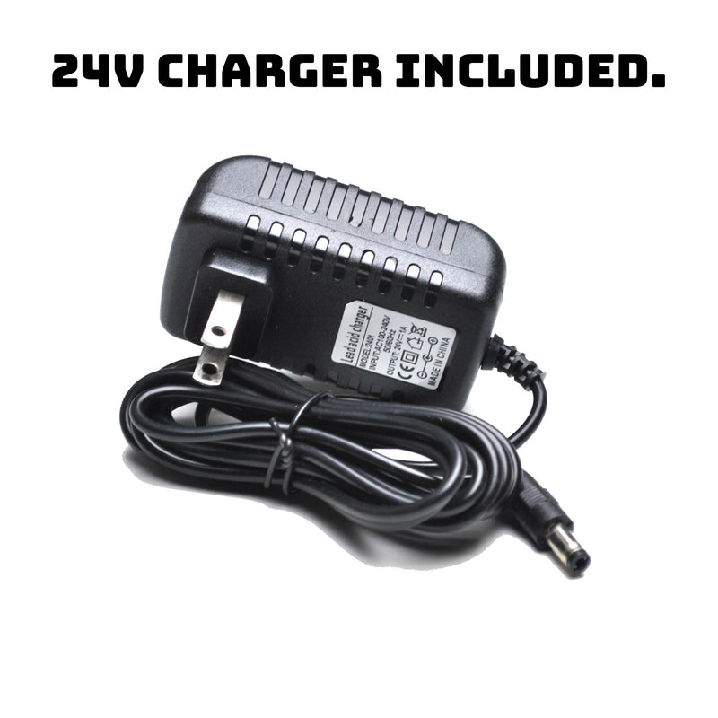 24V Power Wheels with Upgraded Turbo Speed Battery and Charger Grey Magic Cars 4