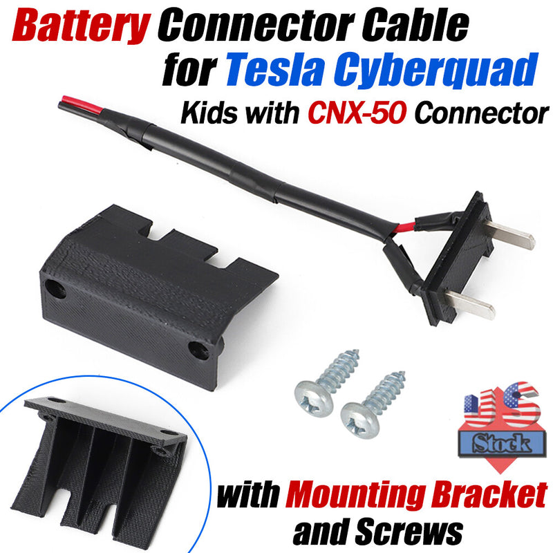 Battery Kit with Power Connector and Bracket for Kids Tesla Cyberquad CNX-50 DJ7021 Magic Cars 0